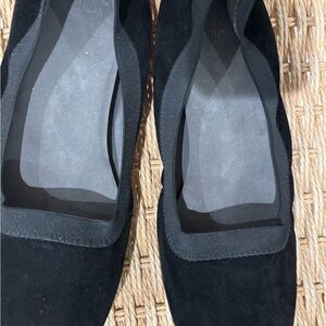 Stuart Weitzman Black Flats
